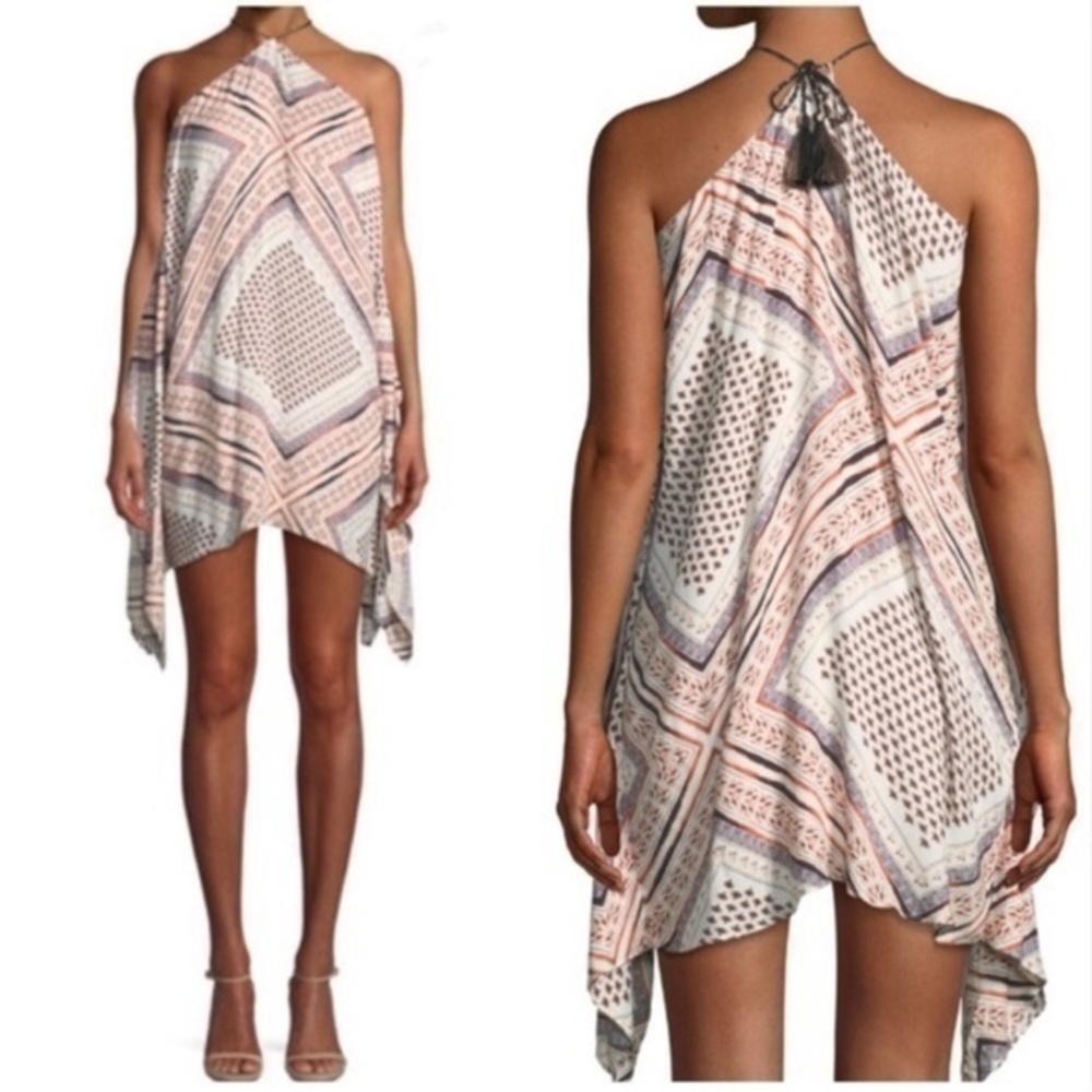 NWT The Jetset  Diaries zissou Printed Halter Dress